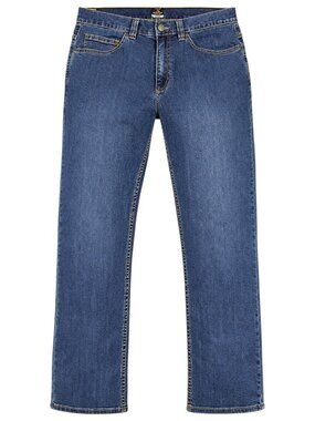 Ridgecut Mens Blue Straight Fit Jeans 34x30